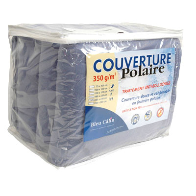 Fiche produit : Emballage basique en PVC pour couvertures 