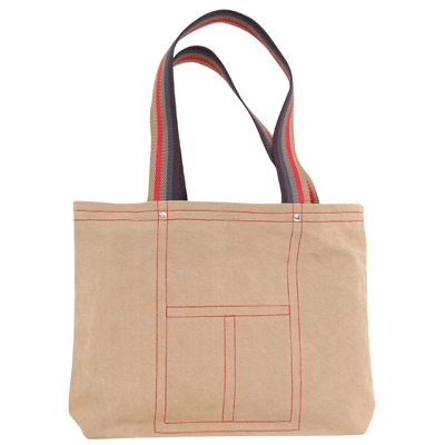 Fiche produit : le sac en Coton sangle tricolore