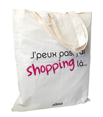 Fiche produit : Le sac coton shopping personnalisé